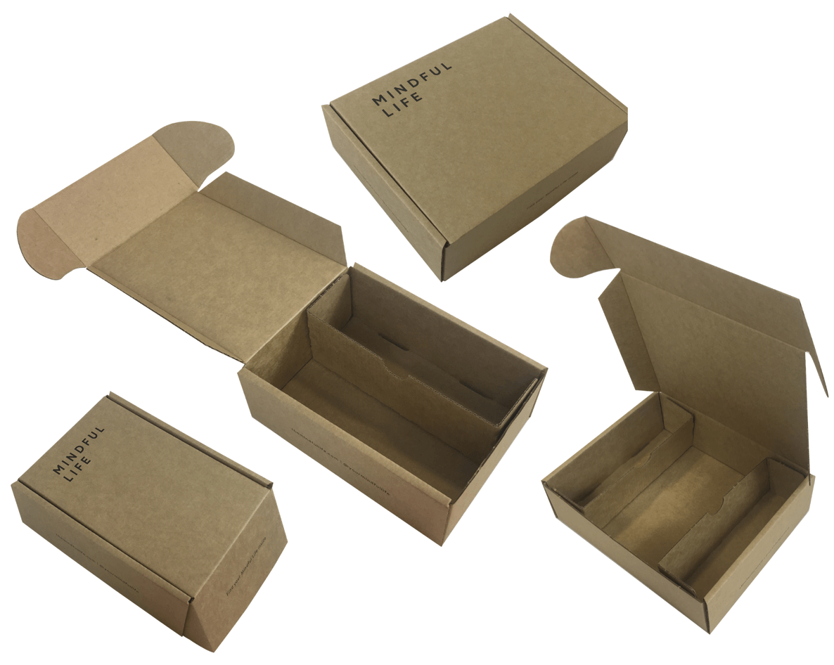 PPI designed Mindful Life’s packaging with adjustable inserts to hold and protect multiple product combinations.