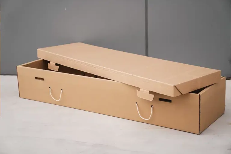 Cardboard Coffin with Smart Design