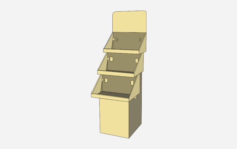 tiered-shelf-floor-display