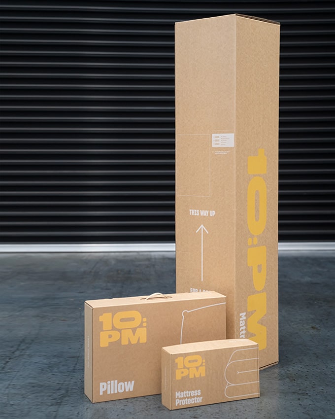 Custom cardboard packaging for Mattress and Bedding