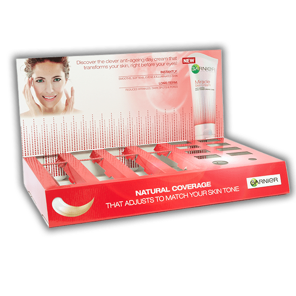 Premium cosmetic counter display