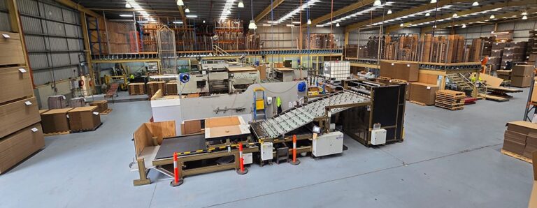 corrugated packaging manufacturing facility