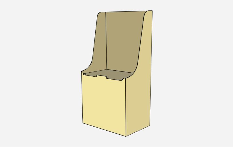 single-shelf-floor-display