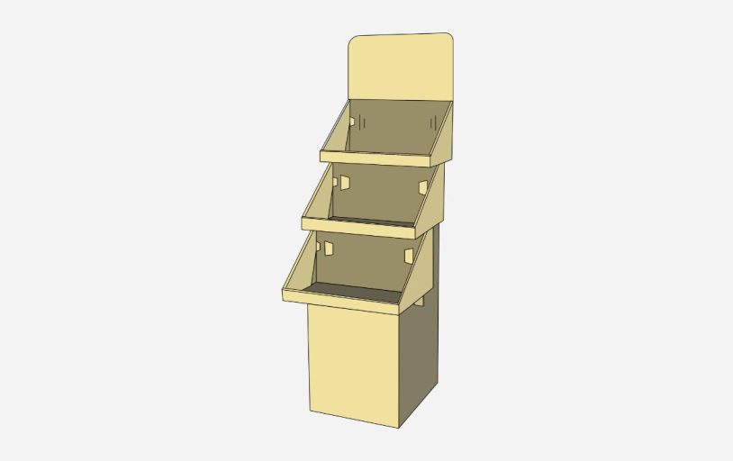 tiered-shelf-floor-display